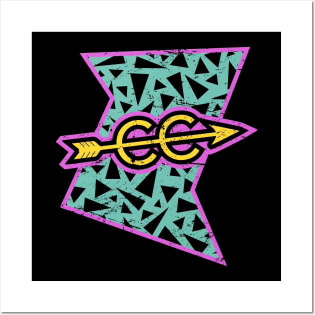 Rad 90s Cross Country Logo Wall Art by MeatMan